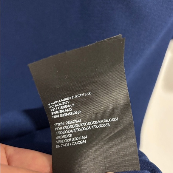 Club Monaco Navy Ruffle Dress - Picture 5 of 8